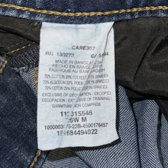 Lee Womens Bermuda Mid Rise Regular Fit Jean Shorts 26W - Picture 2 of 8